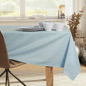 Asztalterítő Pure égkék sima klasszikus 150 koło DecoKing kép