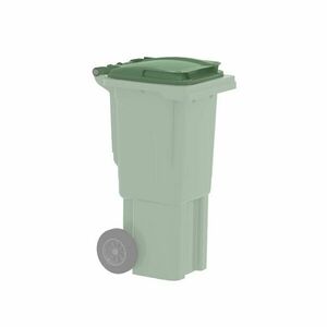 Kukafedél 60L kerekes kukához ZÖLD kép