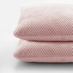 Díszpárnahuzat HENRY szín púderrózsaszín jacquard dombornyomott m... kép