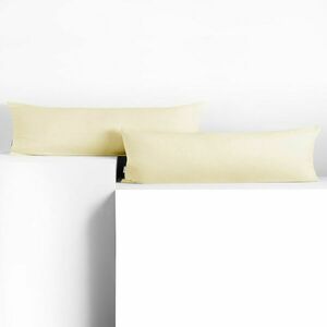 Díszpárnahuzat AMBER krémű dzsörzé 20x120 DecoKing kép