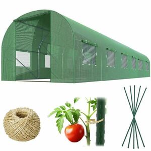 Plonos kerti Alagút 3x6m (18m2) - Zöld kép