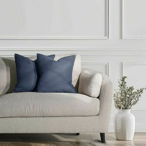 RESTILO díszpárnahuzat SOFTA szín grafitszürke dombornyomott anya... kép