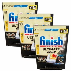 Finish Powerball Ultimate Plus Lemon Mosogatógép kapszula 3x45db kép
