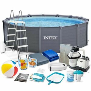 Kerti panel medence 478 x 124 cm 18in1 intex 26384 kép