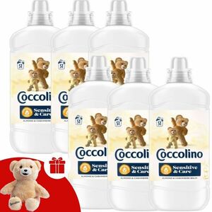 Coccolino Sensitive Almond Öblítő koncentrátum 306 mosás 6x1275ml... kép