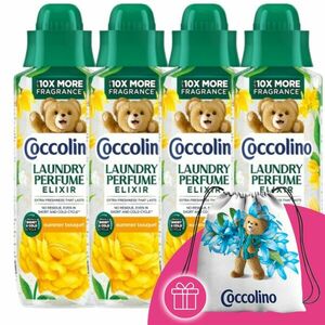 Coccolino Summer Bouquet Mosóparfüm 4x460ml + Ajándék Coccolino Hátizsák kép