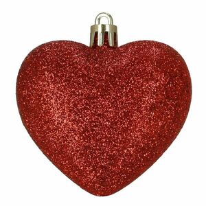 Ca0959 szív karácsonyi gömb készlet 16 db. kép
