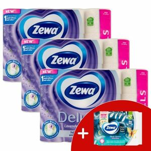 Zewa Deluxe Lavender Dreams 3 rétegű Toalettpapír 3x24 tekercs +... kép