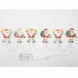 Home MLS6 LED-es mikulás fényfüzér, szilikon, 6db melegfehér LED, ... kép