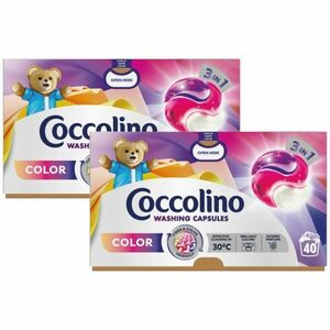 Coccolino Color 3in1 Mosókapszula 2x40 mosás kép