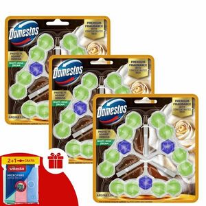 Domestos Aroma Lux WC frissítő blokk White Rose Dream koncentrált... kép