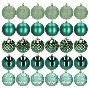 Ca1411 Karácsonyfa gömbök 8 cm 30 db. kép