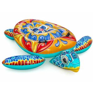 Bestway Felfújható matrac fogantyúkkal TURTLE Majolica mintás 183... kép