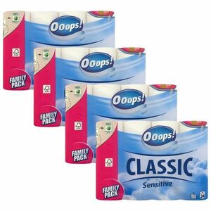 Ooops! Classic Sensitive 3 rétegű Toalettpapír 4x32 tekercs kép