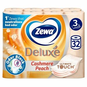 Zewa Deluxe Cashmere Peach 3 rétegű Toalettpapír 32 tekercs kép
