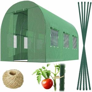 Plonos kerti Alagút 2x3m (6m2) - Zöld kép