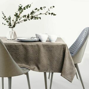 Asztalterítő Gaia cappucino dombornyomott 120x260 owal AmeliaHome kép