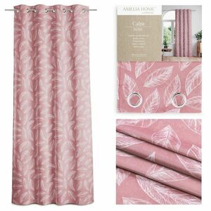 Sötétítő függöny CALM rózsa nyomott motívum ezüst fém bársony 140... kép