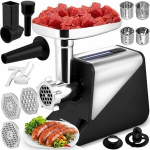 Berdsen elektromos Húsdaráló 800/2000w - Ezüst, Fekete kép