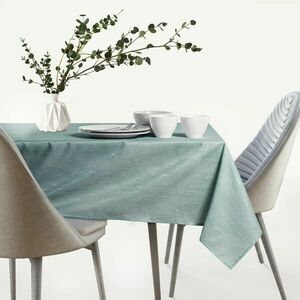 Asztalterítő Vesta mentazöld dombornyomott modern 30x100 AmeliaHome kép