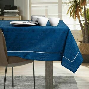 Asztalterítő Vesta indigókék dombornyomott modern 140x260 AmeliaHome kép