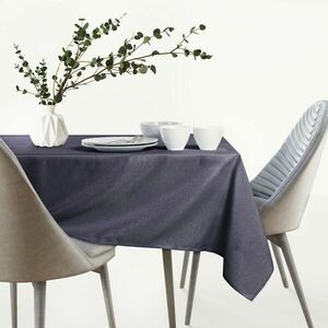 Asztalterítő Empire lila sima klasszikus 155x300 owal AmeliaHome kép