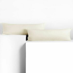 Díszpárnahuzat AMBER krémű dzsörzé 20x120 DecoKing kép