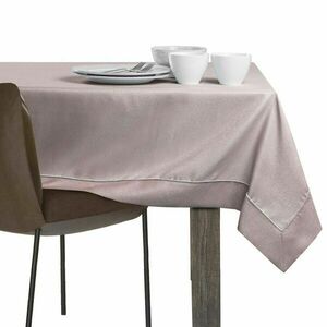 Asztalterítő Empire púderrózsa sima klasszikus 130x130 AmeliaHome kép