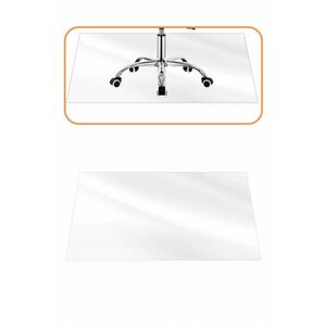 Fm0037 átlátszó padlószőnyeg 100 cm x 140 cm x 0.5 mm kép