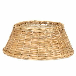 Fonott karácsonyfatartó védő, 58x24 cm, világosbarna kép