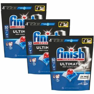 Finish Ultimate All in 1 Regular Mosogatógép kapszula 3x50db kép