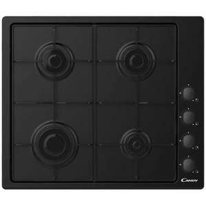 Candy CHW6LBB Beépíthető Gáz főzőlap, 59.5, 4 főzőzóna, Mechaniku... kép