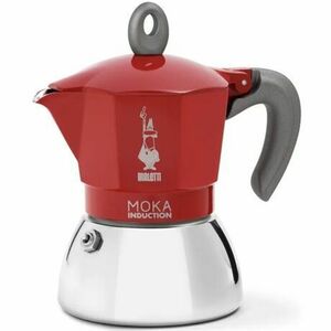 Bialetti 6946 Moka Kotyogós Kávéfőző 6 személyes, Piros kép