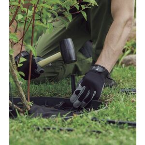 Műanyag ágyásszegély szett: 8db Borderkit Flexi 100x8x4, 5cm feket... kép