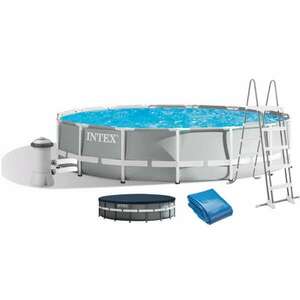 Intex Prism Frame 457x107cm Prémium fémvázas medence szett vízfor... kép