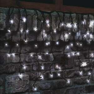 Sorolható fényfüggöny, 204LED, fehér, kültéri kép