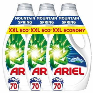 Ariel Mountain Spring folyékony Mosószer 3x3, 15L - 210 mosás kép