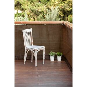 Erkélyháló fűzőlyukakkal Balcony Easy barna 0.9x5m 160gr/m2 20207... kép