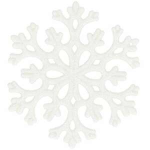 Springos Karácsonyi dekoráció "Hópihe" 6 cm 8 db. kép