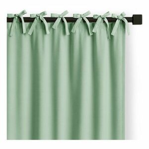 Mentazöld dimout (részleges sötétítő) függöny 140x250 cm Carli Tie – Restilo kép
