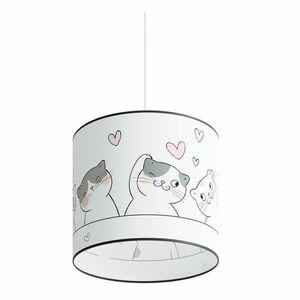 Fehér gyerek lámpa Puss – Sollux kép