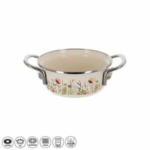 Pipacsmintás zománcozott lábas kép