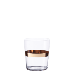 Tumbler poharak arany színű sávval 440 ml készlet 6 db – 21st Century Glas Lunasol META Glass - 322174 kép