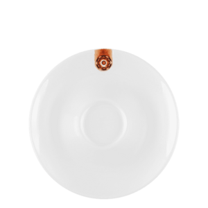 Mocca csészealj barna mintával 12, 5 cm – Gaya RGB - 451860 kép