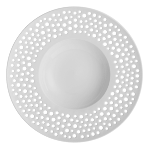 Gourmet lyukacsos mélytányér 30 cm - Flow - 491171 kép