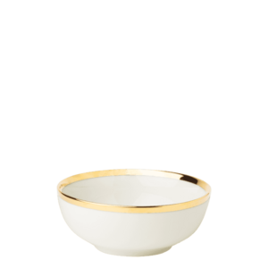 Tál aranyszegéllyel 16 cm, 4 db-os készlet – Flow - 492542 kép