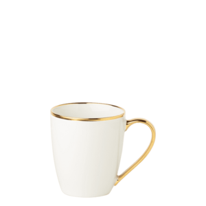 Bögre aranyszegéllyel 360 ml, 2 db-os készlet – Flow - 492545 kép