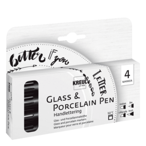 Filctoll porcelán és üveg írására, 4 db-os készlet – KREUL - 593317 kép