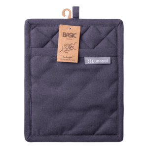 Acél szürke pamut konyharuha, 19 x 24 cm - Basic Ambiente - 596408 kép