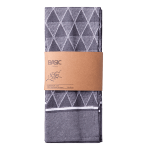 Acél szürke konyharuha 50 x 70 cm 2 db - Basic Ambiente - 596412 kép